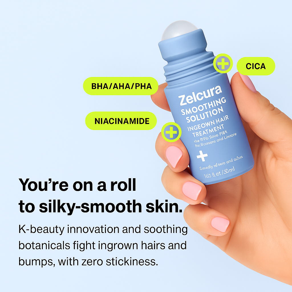 Zelcura™ - Smoothing Solution Ingrown Hair Treatment